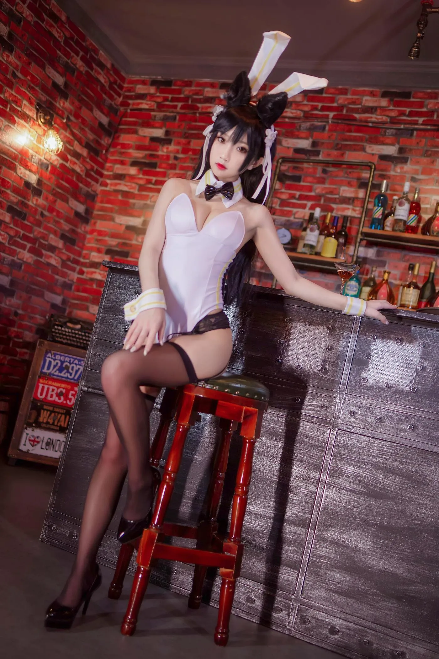 鬼畜瑶在不在w – NO.18 白色兔女郎 [20P]插图1